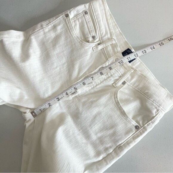 J. Crew Women's White High Rise Vintage Straight Leg Button Fly Jeans Size 27 - Picture 11 of 12